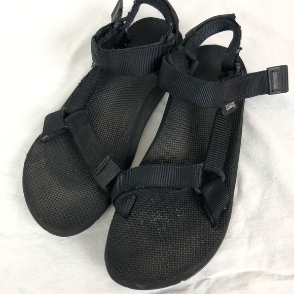Teva Sport Men’s Sandals shoes flats Black size 11 - Picture 2 of 6